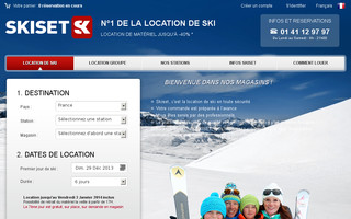 skiset.com website preview