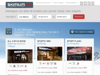 les-menuires.skimium.fr website preview