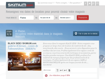 flaine.skimium.fr website preview