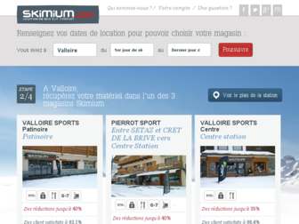 valloire.skimium.fr website preview