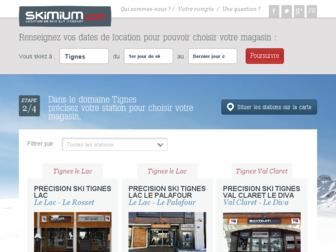 tignes.skimium.fr website preview
