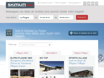 la-plagne.skimium.fr website preview