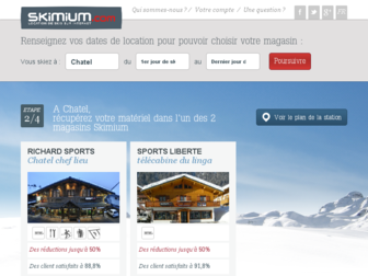 chatel.skimium.fr website preview
