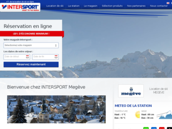 intersport-megeve.com website preview