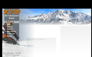 location-ski-les-houches.com website preview