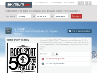 praloup.skimium.fr website preview