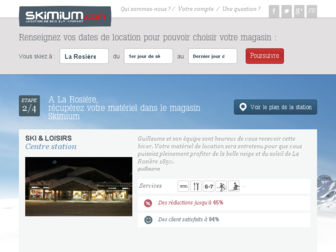 la-rosiere.skimium.fr website preview