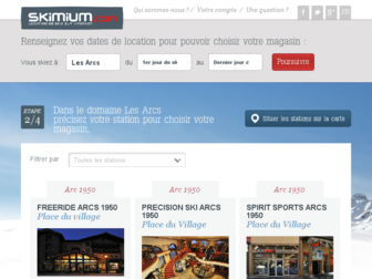 les-arcs.skimium.fr website preview