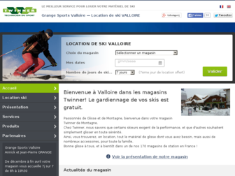 twinner-valloire.fr website preview
