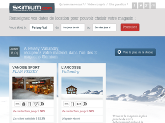 peisey-vallandry.skimium.fr website preview