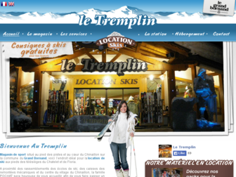 le-tremplin-location-ski.fr website preview