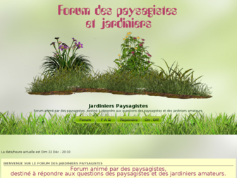jardiniers-paysages.forum-pro.fr website preview