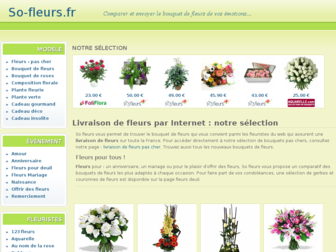 so-fleurs.fr website preview