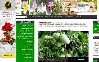 tropicaflore.com website preview