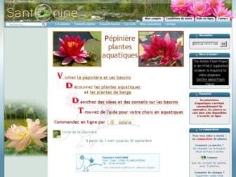 santonine.fr website preview