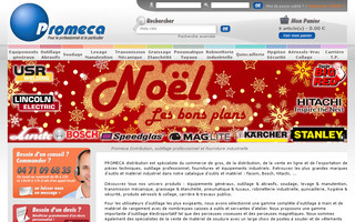 promeca.com website preview