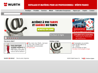 wurth.fr website preview