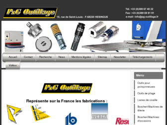 pg-outillage.fr website preview