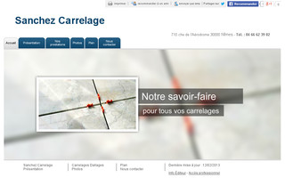 sanchez-carrelage.fr website preview
