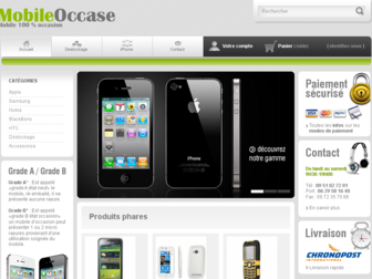 mobileoccase.fr website preview