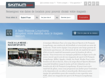 saint-francois-longchamp.skimium.fr website preview