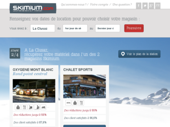 la-clusaz.skimium.fr website preview