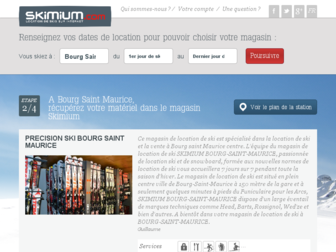 bourg-saint-maurice.skimium.fr website preview