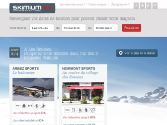 les-rousses.skimium.fr website preview