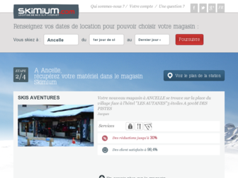 ancelle.skimium.fr website preview