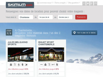 chantemerle.skimium.fr website preview