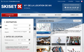 risoul.skiset.com website preview