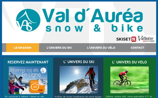 snow-bike-valloire.com website preview
