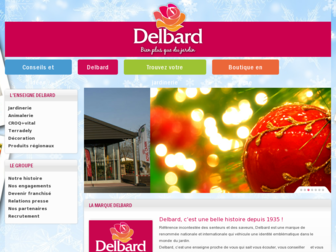 delbard.fr website preview