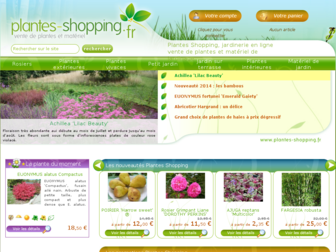 plantes-shopping.fr website preview