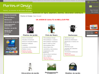 plantes-et-design.com website preview