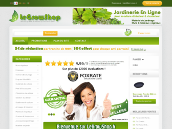 legrowshop.fr website preview