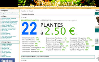 floraquatic.com website preview