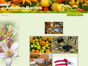 agrumes-baches.com website preview