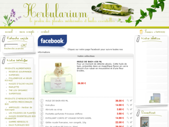 herbularium.com website preview
