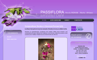 passiflora-63.fr website preview