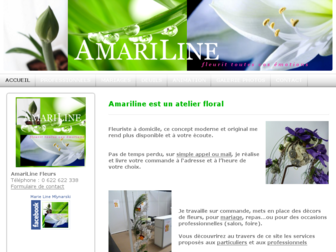 amariline-fleurs.fr website preview