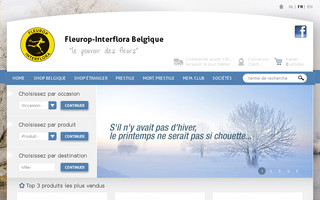 fleurop.be website preview