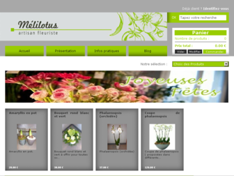 fleuristemelilotus.fr website preview