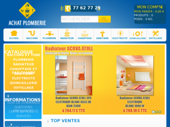 achat-plomberie.fr website preview