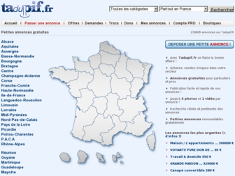 tadupif.fr website preview