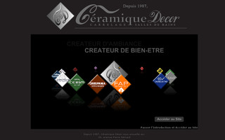 ceramiquedecor.fr website preview