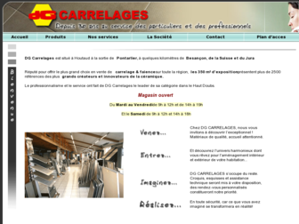 dgcarrelages.fr website preview