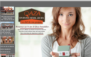 qaza.fr website preview