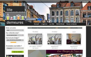 immobilier-lille.com website preview