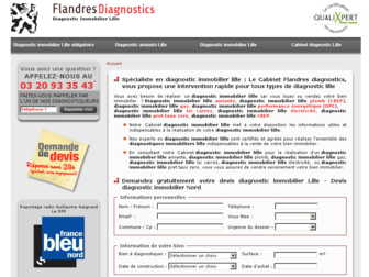 flandres-diagnostics.fr website preview